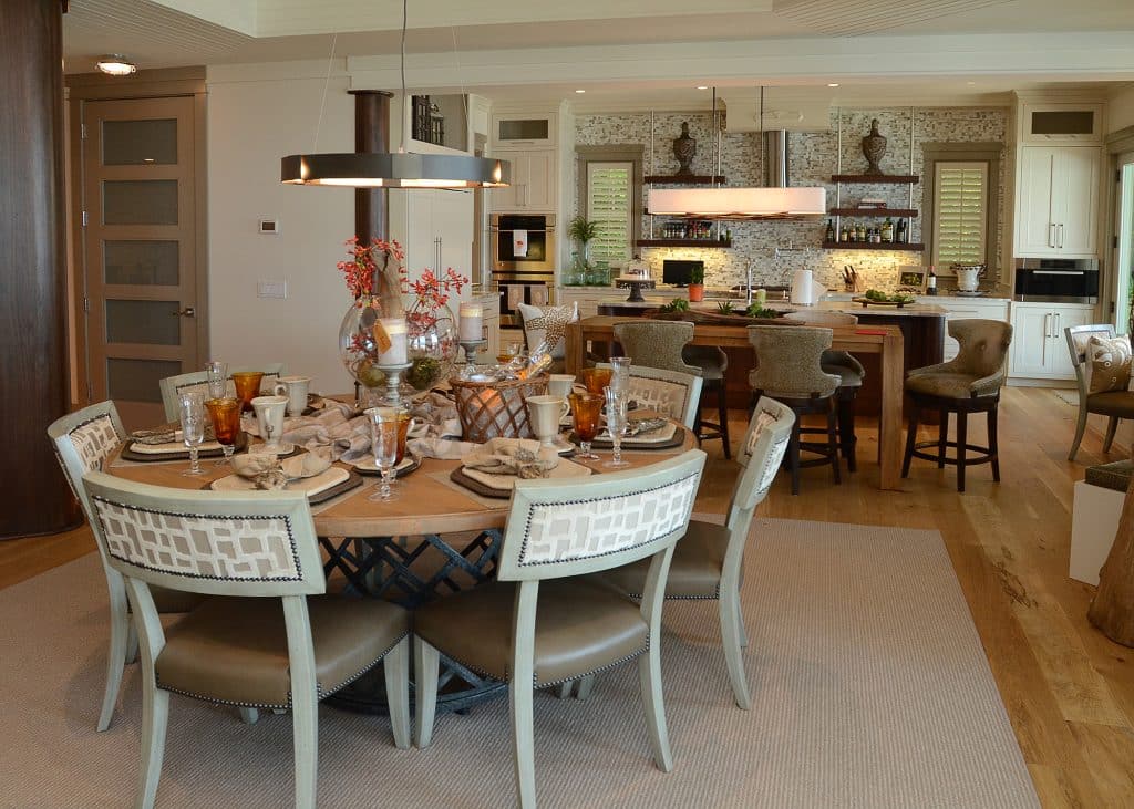 Adams kitchen and dining room designed and constructed by Rita Jones Construction in Northwest Florida